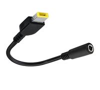 LOKEKE DC 4.5mm to Square Charging Plug Extension Cable, DC Jack 4.5 x 3.0mm Female to Slim Tip Male Charger Power Cord Cable for Laptop