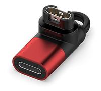 LOKEKE Lighting Charger Adapter Compatible with Garmin Smartwatch, Lighting to watch Charging Charger Adapter Converter, Compatible with Garmin Fenix 7 7X 7S Instinct 2/2S Forerunner 945 745 935(Red)