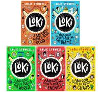Loki: A Bad God’s Guide Series by Louie Stowell 5 Books Collection Set (Being Good, Taking the Blame, Ruling the World, Making Enemies & Causing Chaos)