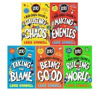 Loki A Bad God's Guide Series Collection 5 Book Set by Louie Stowell(A Bad God's Guide To Taking The Blame, To Being Good, To Ruling the World, To Making Enemies, To Causing Chaos)
