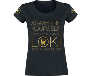Loki Always Be Yourself T-Shirt black XL