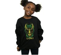Loki Badge Sweatshirt Marvel Black 12-13 Years