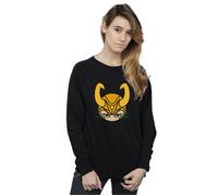 Loki Close Up Sweatshirt Marvel Black XXL