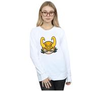 Loki Close Up Sweatshirt Marvel White XXL