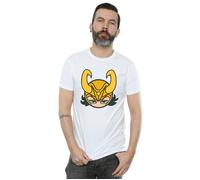 Loki Close Up T-Shirt Marvel White XXL