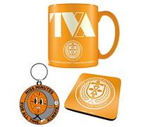 Loki Gift Box: Marvel TVA Design Mug, Coaster, and Key Ring Set
