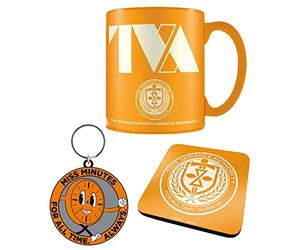 Loki Gift Box: Marvel TVA Design Mug, Coaster, and Key Ring Set