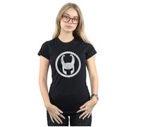 Loki Icon Cotton T-Shirt Marvel Black L
