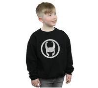 Loki Icon Sweatshirt Marvel Black 5-6 Years