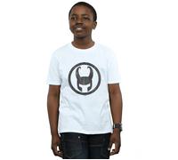 Loki Icon T-Shirt Marvel White 9 Years