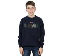 Loki Logo Sweatshirt Marvel Navy 12-13 Years