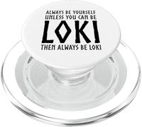 Loki Norse Mythology Pagan Viking Trickster God Funny PopSockets PopGrip for MagSafe