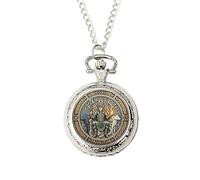 Loki Norse Mythology Pocket Watch - Viking Trickster Rune Artwork Gift