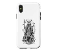 Loki Trickster God Norse Serpent Rune Mythology Artwork Case for iPhone X/XS