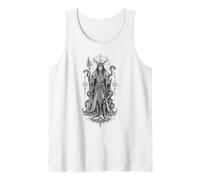 Loki Trickster God Norse Serpent Rune Mythology Artwork Tank Top