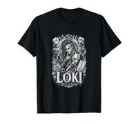 Loki Trust Us Maybe Norse Mythology Oath Value Graphic T-Shirt, Men, Black, S