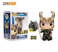 Loki With Scepter - #985 - Funko Pop Avengers -Marvel - GITD - Entertainment Ex