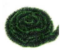 LOKIPA 10M Chunky Christmas Tinsel Garland for Christmas Tree Decorations