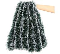 LOKIPA 10M Chunky Christmas Tinsel Garland with for Christmas Tree and Home Decorations