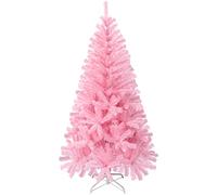 LOKIPA Pink Christmas Tree,5ft Artificial Christmas Tree with 450 Tips and Christmas Tree Metal Stand