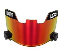 LOKIYS Football Visor - Suit Youth Football Helmets & Adult Football Helmets (revo red)
