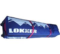 LOKKER Wheelie Team Snowboard Travel Bag, fully padded carry split deck case for upto 2 snow boards and all your ski gear, with WHEELS.