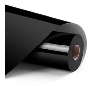LOKLIK Black Heat Transfer Vinyl Roll, 30.5 x 180cm - Iron-On HTV for T-Shirts & Fabrics - Durable Machine Washable Craft Vinyl for Use with Heat Press Machines