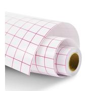 LOKLIK Grid Transfer Tape Roll for Vinyl - Clear Alignment Pattern for Precise Design Application - Smooth Adhesive Vinyl Transfer, Wrinkle-Free, 12''x10ft