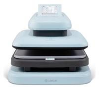 LOKLIK Impress™ Auto 2-Smart Heat Press Machine - T-Shirt Printing Machine for Sublimation Printing with Large 38 x 38 cm Plate - HTV Heat Transfer Sublimation Vinyl - Bubble Blue