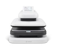LOKLIK Impress™ Auto 2-Smart Heat Press Machine - T-Shirt Printing Machine for Sublimation Printing with Large 38 x 38 cm Plate - HTV Heat Transfer Sublimation Vinyl (Daisy White)