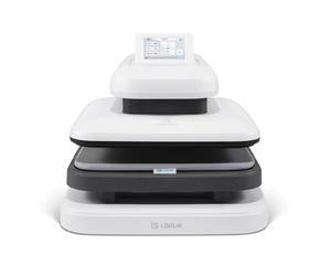 LOKLIK Impress™ Auto 2-Smart Heat Press Machine - T-Shirt Printing Machine for Sublimation Printing with Large 38 x 38 cm Plate - HTV Heat Transfer Sublimation Vinyl - Daisy White