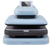 LOKLIK Impress™ Auto 2-Smart Heat Press Machine - T-Shirt Printing Machine for Sublimation Printing with Large 38 x 38 cm Plate - HTV Heat Transfer Sublimation Vinyl - Bubble Blue