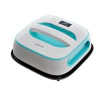 LOKLIK - Mini 6.5 x 11 cm Manual Heat Press Blue - 3 Heat Modes - Compact and Portable - Ideal for Details - Automatic Shut-Off - Fast and Even Heating - Customization of the