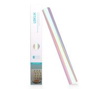 LOKLIK Pink Roll of Holographic Permanent Adhesive Vinyl Fabric Textiles 1 pc 30.5 x 180 cm, SG-JST-0036-US-L-B2B, Standard