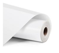 LOKLIK Self Adhesive Vinyl Roll - Permanent Vinyl for Signs, Decals & Crafts, Resistant to Outdoor Conditions & Washing - Crafting Material for Personalised Designs (Matte White)
