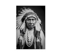LOKLNEYK 1903 Chief Joseph Indian Poster Canvas Poster Bedroom Decor Landscape Office Room Decor Gift 24x36inch(60x90cm)
