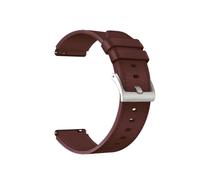 LOKLNEYK 22mm Genuine Leather Strap Suitable Fit For Xiaomi Watch S1 Pro/Color 2(Coffee,For Mi Watch S1 Active)