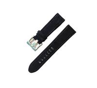 LOKLNEYK 22mm Mate Genuine Leather Watch Band Replace Fit For Montblanc Watchband Strap Wrist Loop Belt Bracelet Men And Women(Black with buckle)