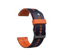 LOKLNEYK 22mm Quick Release Breathable Silicone Strap Fit For SUUNTO 5/9 PEAK(A7)