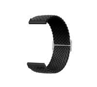LOKLNEYK 24mm Nylon Ring Woven Strap Fit For Suunto 7/9/D5i/Spare HR Baro Replacement Wristband(Black,For suunto 7 or D5i)