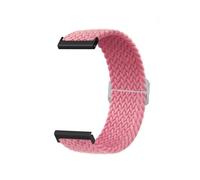LOKLNEYK 24mm Nylon Ring Woven Strap Fit For Suunto 7/9/D5i/Spare HR Baro Replacement Wristband(Pink,24mm Width)