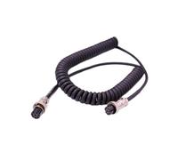 LOKLNEYK 8 Pin Female Microphone Extension Cable Compatible With YAESU FT MD-1 MD100 MD200 FT1000 Mobile Radio Mic Extend Cord Accessory