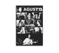 LOKLNEYK Agust D Poster, Hit Music Album Wall Art Canvas Posters Modern Prints for Living Room Bedroom Deco 16x24inch(40x60cm) Unframe-style