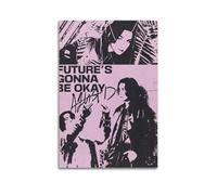 LOKLNEYK Agust D - Studio IRIXUE Poster, Hit Music Album Wall Art Canvas Posters Modern Prints for Living Room Bedroom Deco 20x30inch(50x75cm) Unframe-style