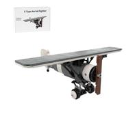 LOKLNEYK Aircraft Building Blocks Set, 233PCS WWI E-Type Fighter Military Biplane MOC Brick Model, Historic Aerial Fighter Display for Adult Enthusiast