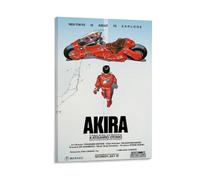 LOKLNEYK AkiraModern Wall Art Poster Minimalist Print for Living Room Bedroom Office A Simple Yet Striking Decor for Modern Homes08x12inch(20x30cm) Frame-style