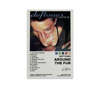 LOKLNEYK Around The Fur-DeftonesModern Wall Art Poster Minimalist Print for Living Room Bedroom Office A Simple Yet Striking Decor for Modern Homes12x18inch(30x45cm) Unframe-style