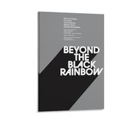 LOKLNEYK Beyond The Black RainbowModern Wall Art Poster - Minimalist Print for Living Room Bedroom & Office A Simple Yet Striking Decor for Modern Homes12x18inch(30x45cm) Frame-style