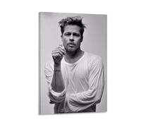 LOKLNEYK Brad PittModern Wall Art Poster - Minimalist Print for Living Room Bedroom & Office A Simple Yet Striking Decor for Modern Homes16x24inch(40x60cm) Frame-style