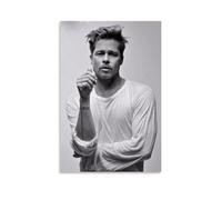 LOKLNEYK Brad PittModern Wall Art Poster - Minimalist Print for Living Room Bedroom & Office A Simple Yet Striking Decor for Modern Homes08x12inch(20x30cm) Unframe-style